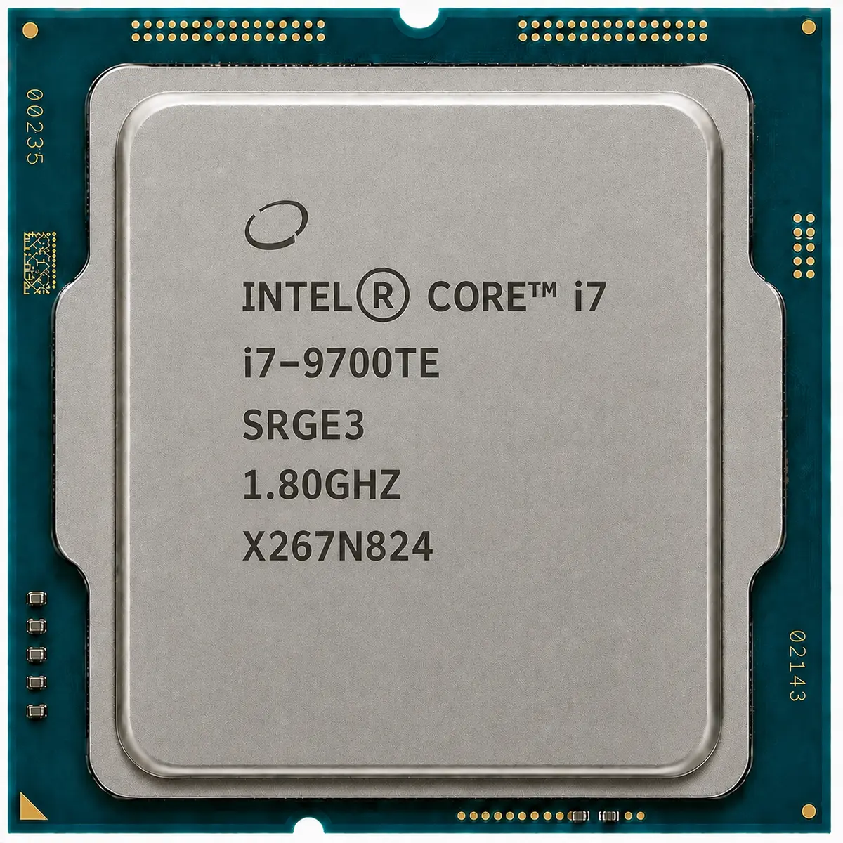 Intel Core i7-9700TE 9th Gen Embedded Processor, 8-Core, LGA1151