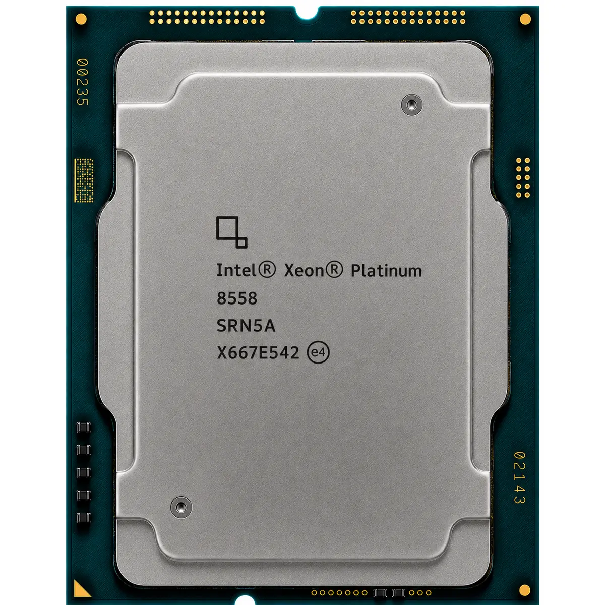 Intel Xeon Platinum 8558 5th Gen Server Processor, 48-Core, LGA4677